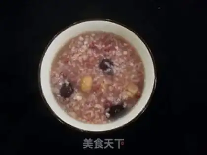 Make Red bean rice congee step 5