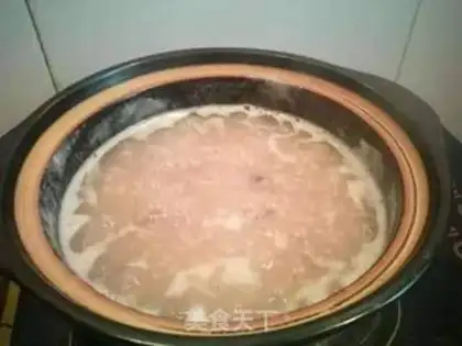 Make Red beans and rice congee step 2