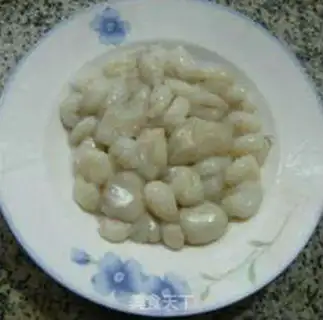 Make Squid eggs, bald fish step 1