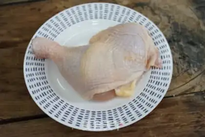 Make Chicken rice and pumpkin step 1