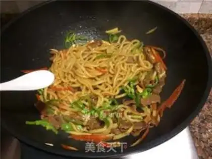 Make Vegetable veal fried oatmeal step 10
