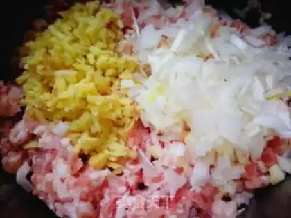 Make The meat dumplings step 3