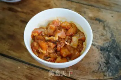 Make Chicken rice and pumpkin step 4