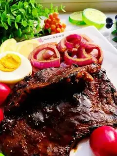 Make Black pepper steak step 11