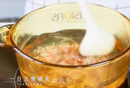 Make Cheese mushroom chicken congee step 2