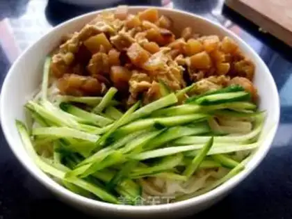 Make Eggplant noodles step 7