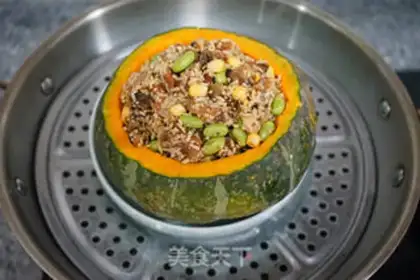 Make Chicken rice and pumpkin step 13
