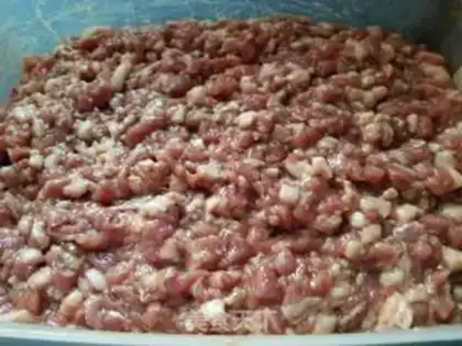 Make Homemade wide sausages step 7