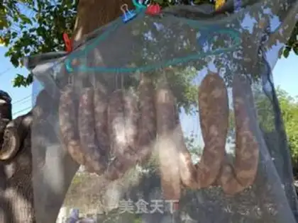 Make Homemade wide sausages step 12
