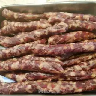 Make Homemade wide sausages step 14