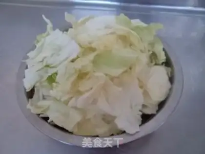 Make Soy cabbage step 1