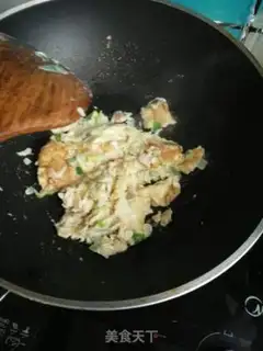 Make Shrimp-skinned fried eggs step 9