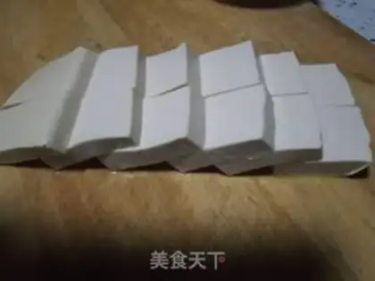 Make A casserole, bean curd step 2