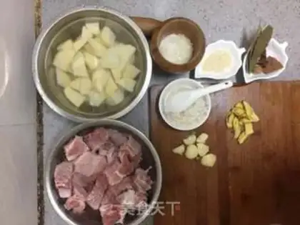 Make Red burn ribs step 1