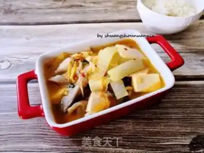 Make Hot cabbage vegetable pot step 8