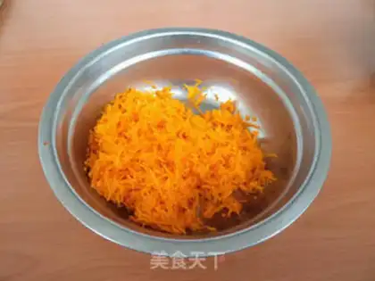 Make Pumpkin eggcake step 1