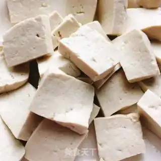 Make Garlic tofu step 1