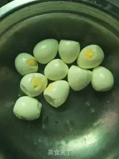 Make Tea, mushrooms, quail eggs step 2