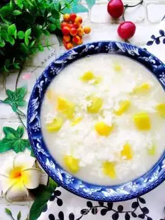 Make Pumpkin rice porridge step 5