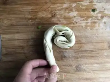Make Onion cake step 6