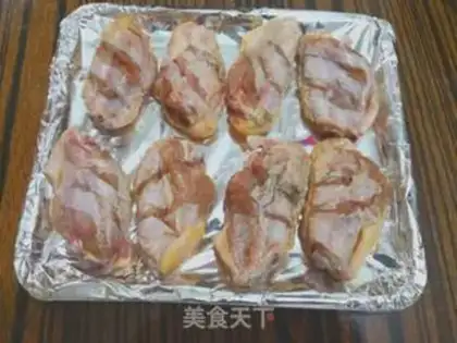 Make Chicken wings with eggplant juice step 2
