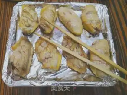 Make Chicken wings with eggplant juice step 4