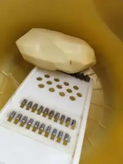 Make Frozen potatoes step 1
