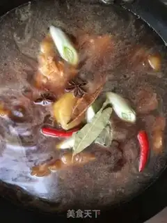 Make Red burning pig hoof step 5