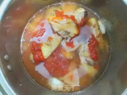 Make Chicken wings with eggplant juice step 11
