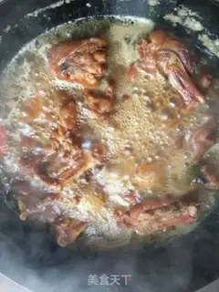 Make Red burning pig hoof step 7