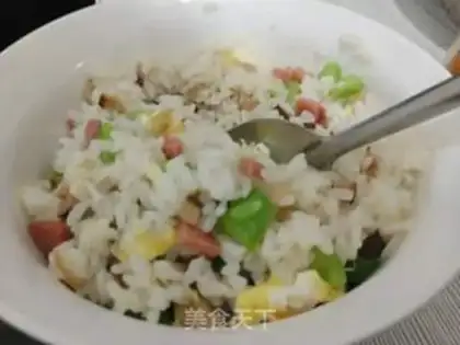 Make Fried rice step 1