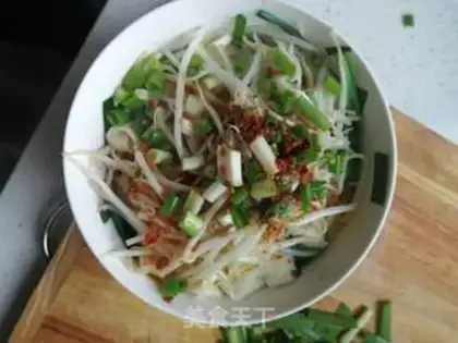 Make Oily noodles step 4