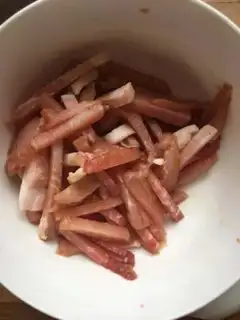 Make ♪ Spaghetti bean horns ♪ step 0