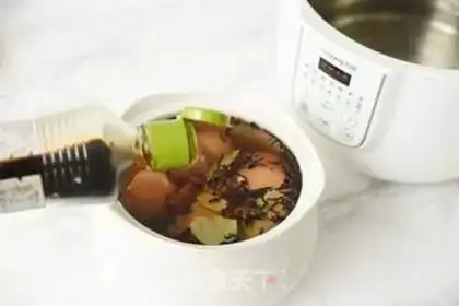 Make Red tea and eggs step 4