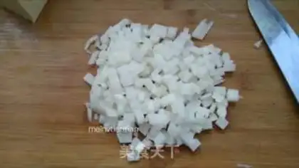 Make Tofu soup step 1