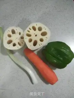 Make The green pepper carrots, the sprouts step 0