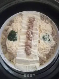 Make Meat and eggs, tofu step 6