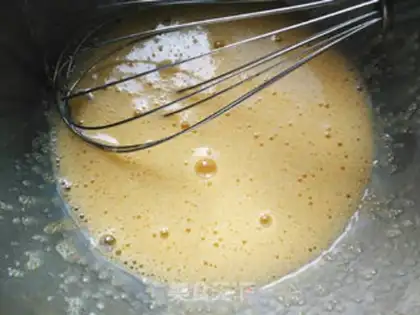 Make Steamed sesame rice cake step 1
