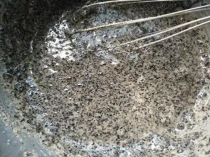 Make Steamed sesame rice cake step 5