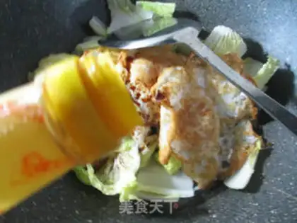Make Duck egg-burning doll food step 4