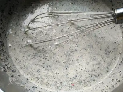 Make Steamed sesame rice cake step 7