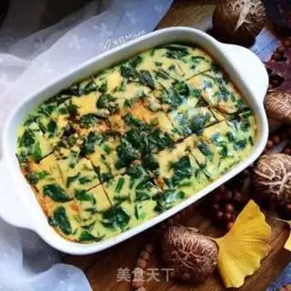 Make A spinach egg step 7