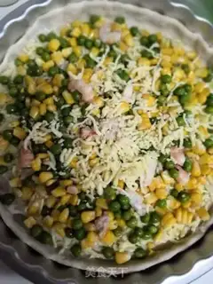 Make Corn pea pizza step 8