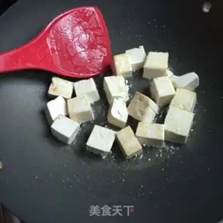 Make Red burning mushroom tofu step 4
