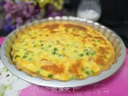 Make Corn pea pizza step 12