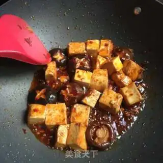 Make Red burning mushroom tofu step 10
