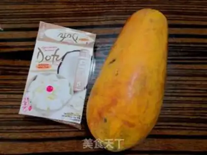 Make Lazy papaya coconut step 0
