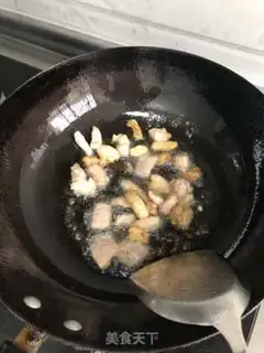 Make Pig blood tofu step 2