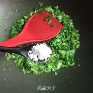 Make Green shrimp tofu step 3