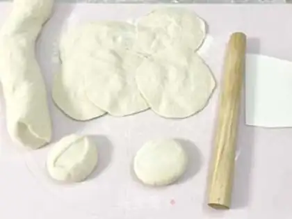 Make Red bean rolls step 5